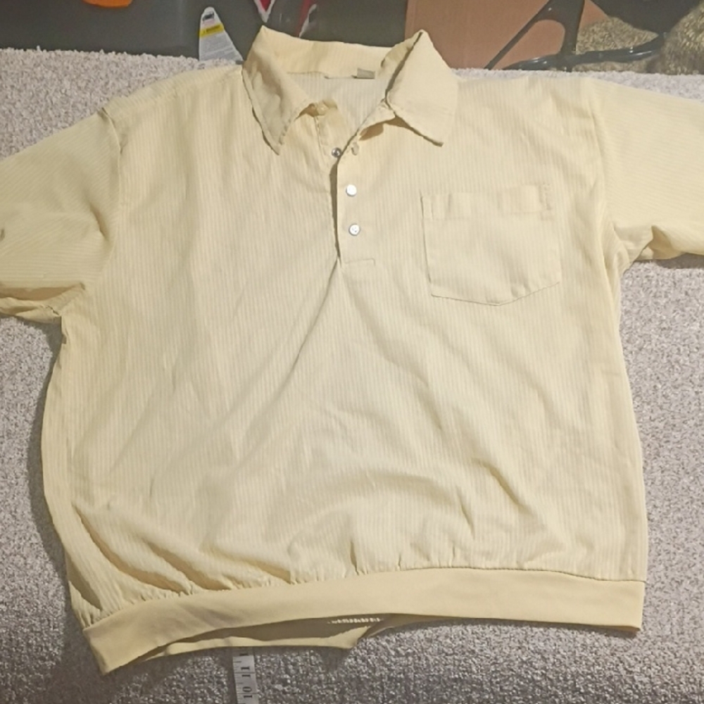 Classic Men's Cream Polo Shirt